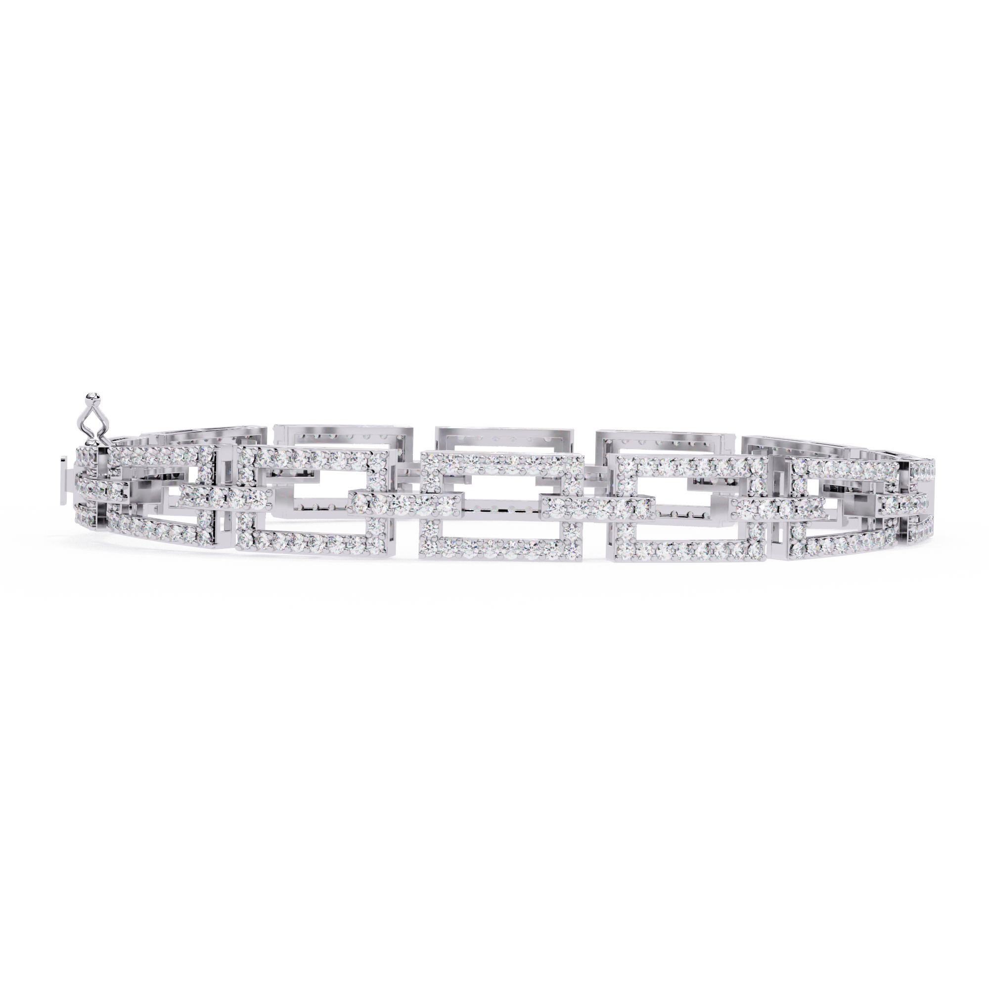 Solitairekart 2.31ct Grand Natural Diamond Tennis Bracelet-HI Color, VS-SI Clarity